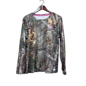 Realtree Womens XL/XG Long Sleeve Camo Shirt